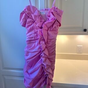 Pink Ruffled Dress